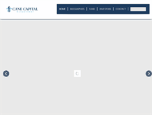 Tablet Screenshot of canefunds.com